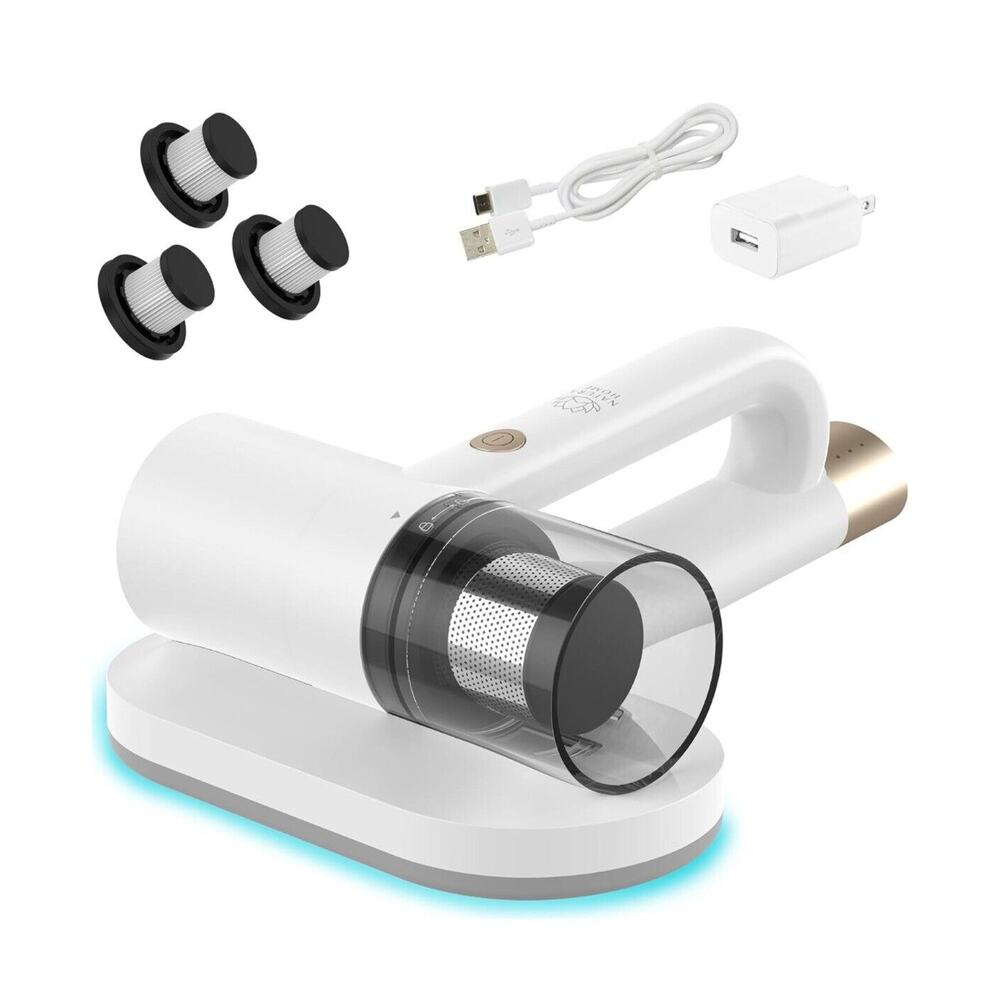 Handheld Cordless Bed Mattress Vacuum Cleaner, 2 Speed with UV Light, HEPA